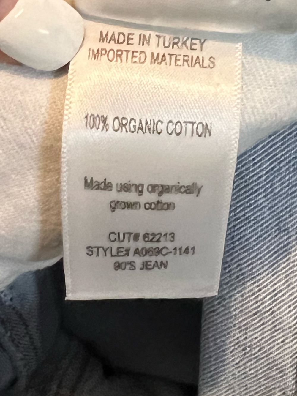 Agolde 90´s Light Wash Straight-Leg woman’s Jeans with Distressed Knees size 28 - Picture 6 of 10
